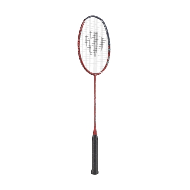 Carlton Badmintonschläger Aerospeed 400 (86g/grifflastig/mittel) rot - besaitet -